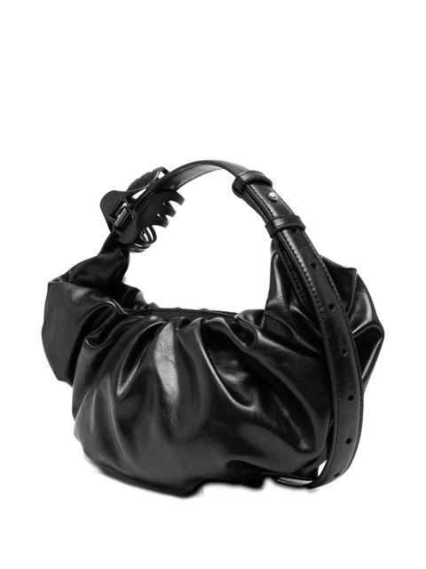 Diesel Grab-D ruched tote bag - Black