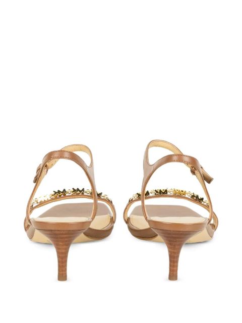 Michael Kors chain-detail strap sandals - Brown