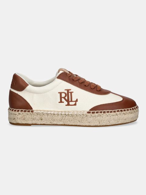 Lauren Ralph Lauren sneakersy Luize Sneaker damskie kolor brązowy 802P04428003