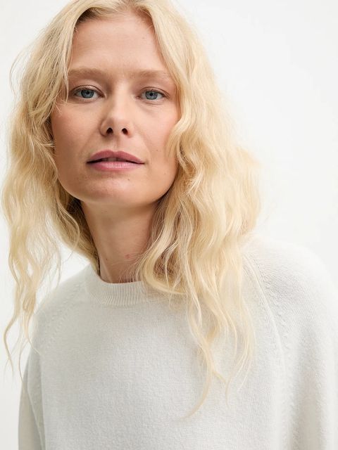 Answear.LAB sweter z wełną damski kolor beżowy lekki