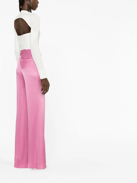TOM FORD high-waisted wide-leg trousers - Pink