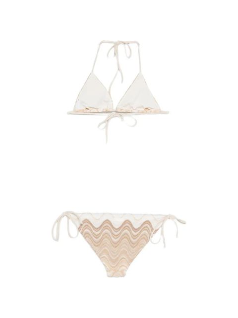 MC2 Saint Barth Levyne tie-fastening bikini - Neutrals - zdjęcie produktu nr 2
