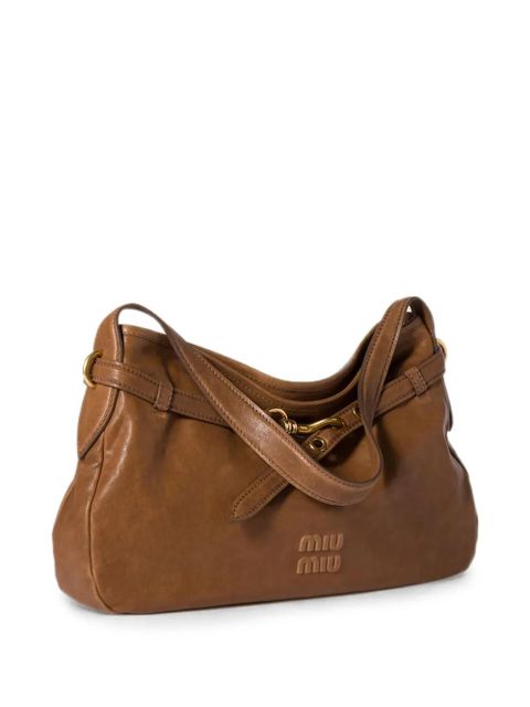 Miu Miu Aventure slouchy shoulder bag - Brown
