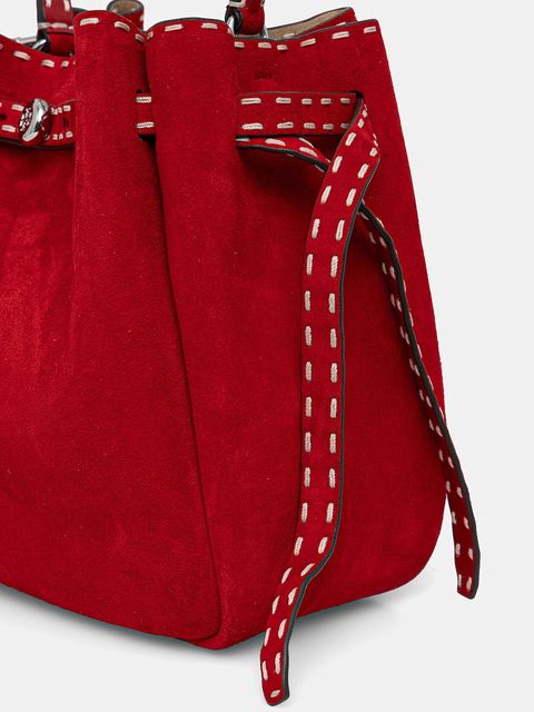 Tory Burch torebka zamszowa Romy