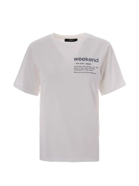 Max Mara logo T-shirt - White - zdjęcie produktu nr 1
