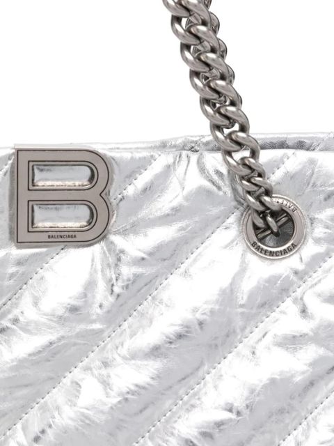 Balenciaga large Crush tote bag - Silver
