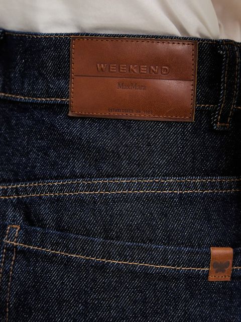 Weekend Max Mara jeansy TABELLA damskie kolor niebieski 2615181031600