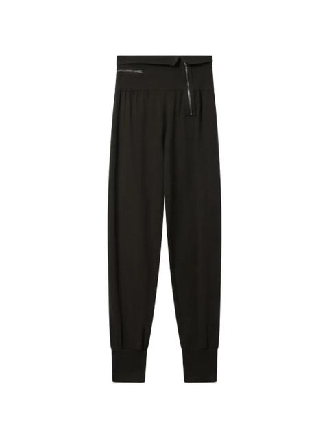 ISABEL MARANT Tydie zip-details trousers - Black - zdjęcie produktu nr 1