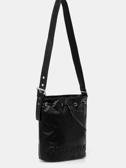 Patrizia Pepe torebka skórzana kolor czarny 2B0129 L113