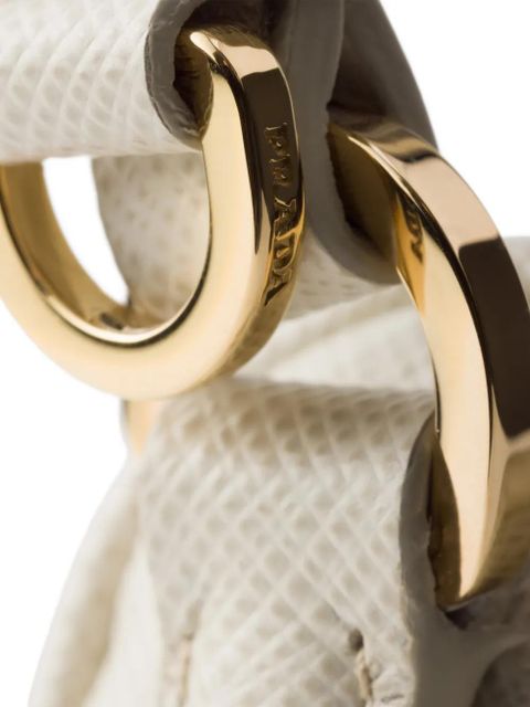 Prada Re-Edition leather shoulder bag - Neutrals