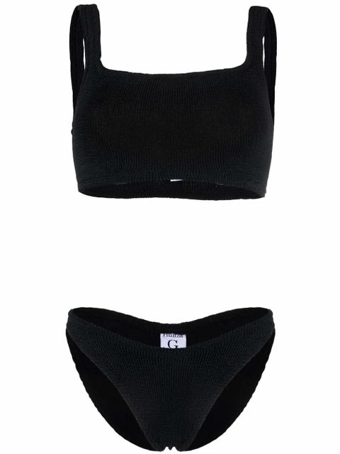 Hunza G Xandra crinkled bikini - Black