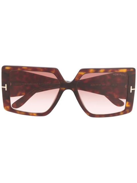 TOM FORD Eyewear Quinn square-frame sunglasses - Brown - zdjęcie produktu nr 1