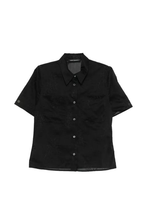 OUR LEGACY X-Ray floral pocket shirt - Black - zdjęcie produktu nr 1