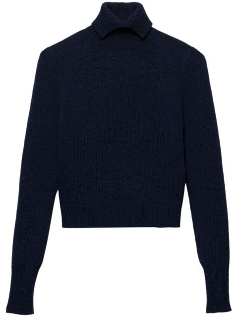 Prada turtleneck cashmere sweater - Blue - zdjęcie produktu nr 1