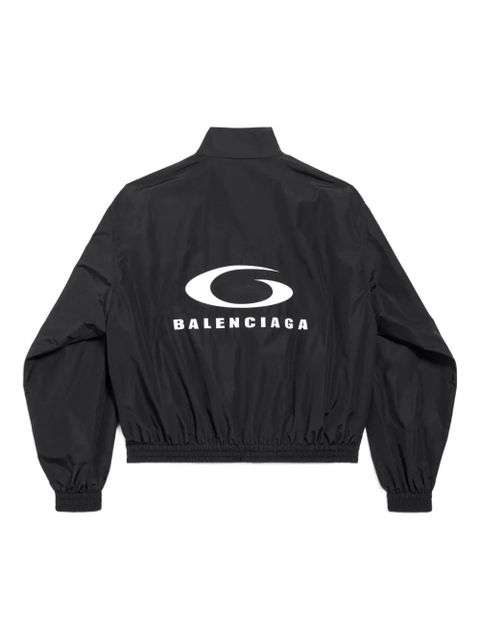 Balenciaga logo-graphic jacket - Black