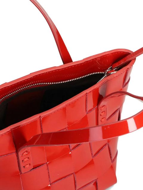 DRAGON DIFFUSION mini Japan woven shoulder bag - Red