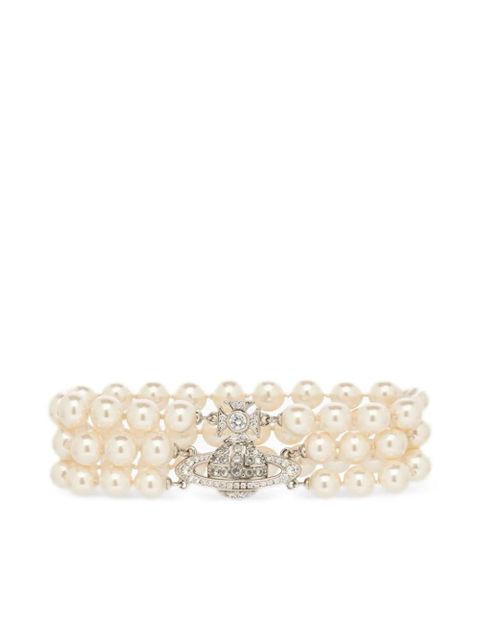 Vivienne Westwood Orb-plaque choker necklace - Silver - zdjęcie produktu nr 1