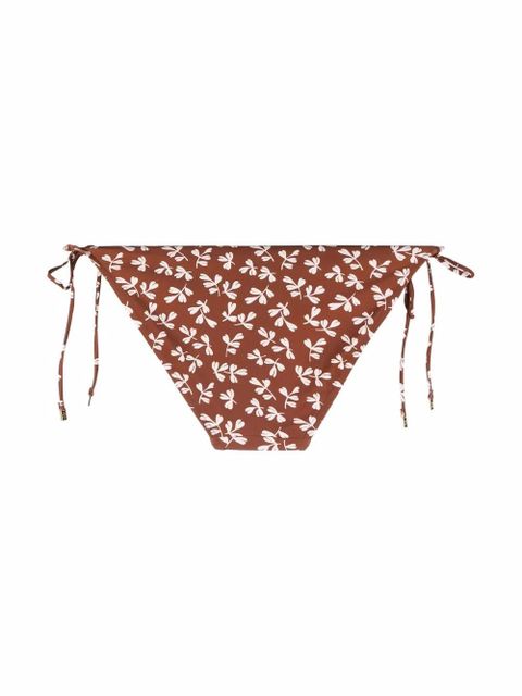 Tory Burch floral bikini bottoms - Brown - zdjęcie produktu nr 2