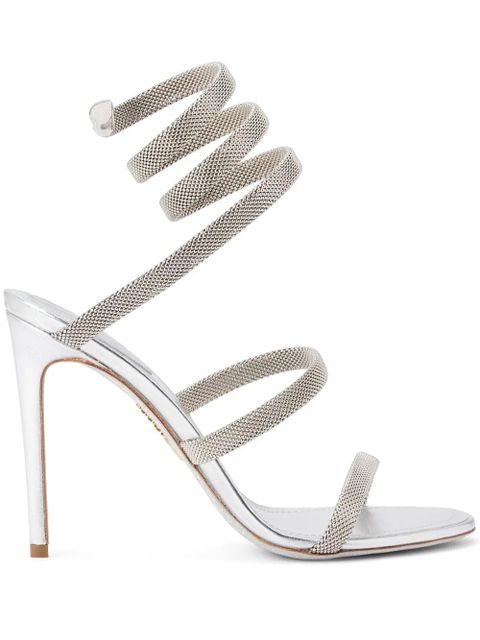 René Caovilla 105mm Cleo sandals - Silver - zdjęcie produktu nr 1