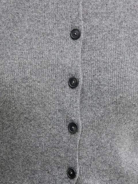 OUI kamizelka z wełną damski kolor szary lekki 86170