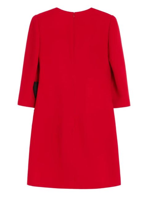 Valentino Garavani bow-detail mini dress - Red
