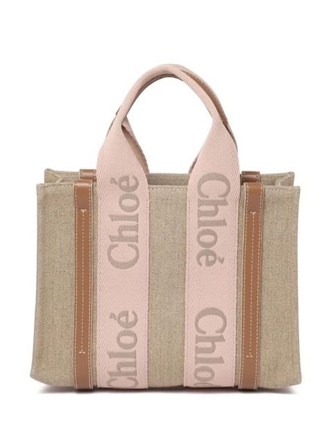 Chloé logo tote bag - Neutrals - zdjęcie produktu nr 1