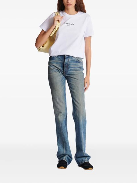 Balmain logo-print T-shirt - White - zdjęcie produktu nr 2