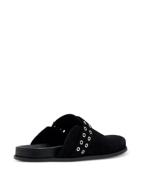 ALOHAS Halia eyelet-embellished mules - Black