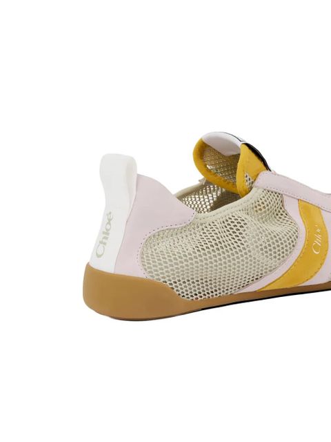 Chloé Kick logo-detail sneakers - Neutrals