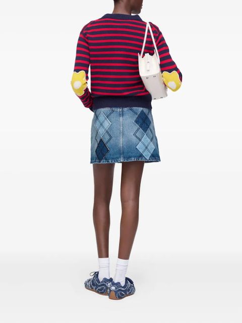 Marc Jacobs patchwork denim skirt - Blue - zdjęcie produktu nr 2