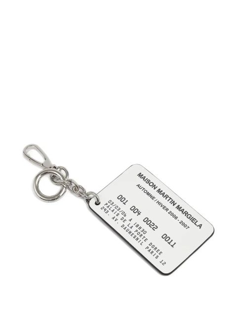 Maison Margiela Card keyring - Black - zdjęcie produktu nr 1