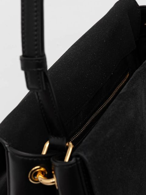 Furla torebka skórzana kolor czarny WB01862.BX4185.O6000