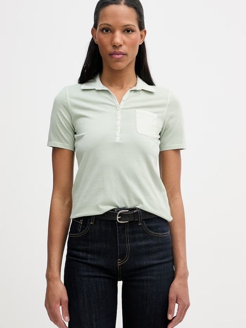 Marc O'Polo polo damskie bawełniane - zdjęcie produktu nr 2