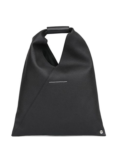 MM6 Maison Margiela small Japanese leather tote bag - Black