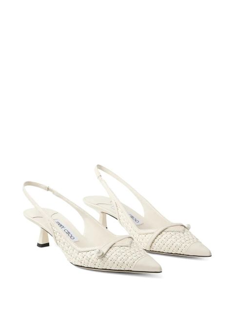 Jimmy Choo 45mm Amita pumps - White