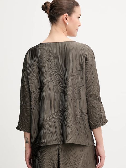 Joseph Ribkoff bluzka damska kolor zielony gładka 253002