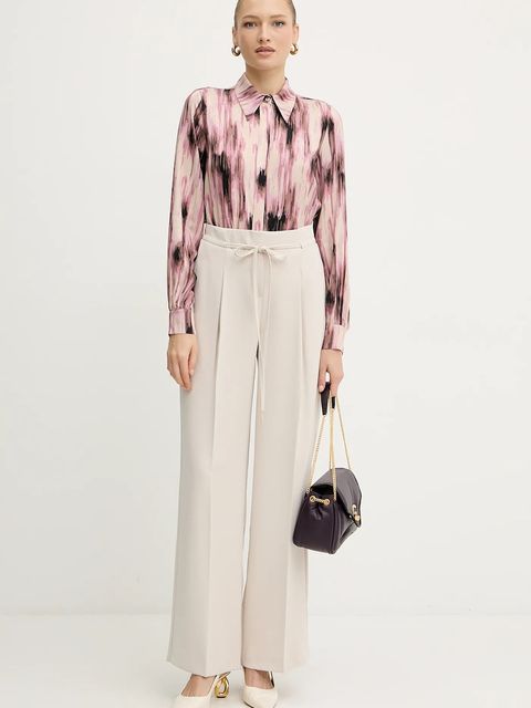 Silvian Heach koszula TONGEA damska kolor różowy regular z kołnierzykiem klasycznym GPA25458CA