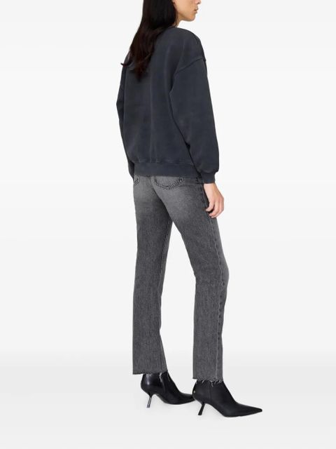 ANINE BING Spencer leopard-print sweatshirt - Black