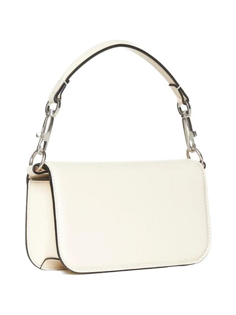 Valentino Garavani small Locò crystal-embellished shoulder bag - Neutrals