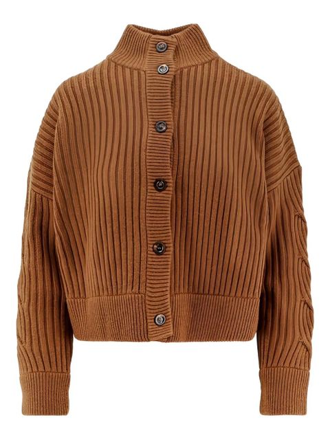 Max Mara Afelio button-fastening cardigan - Brown - zdjęcie produktu nr 1