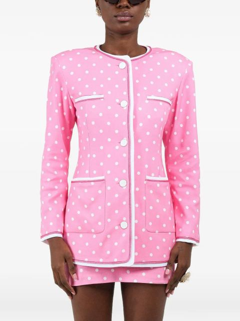 Rowen Rose polka-dots pockets jacket - Pink - zdjęcie produktu nr 1