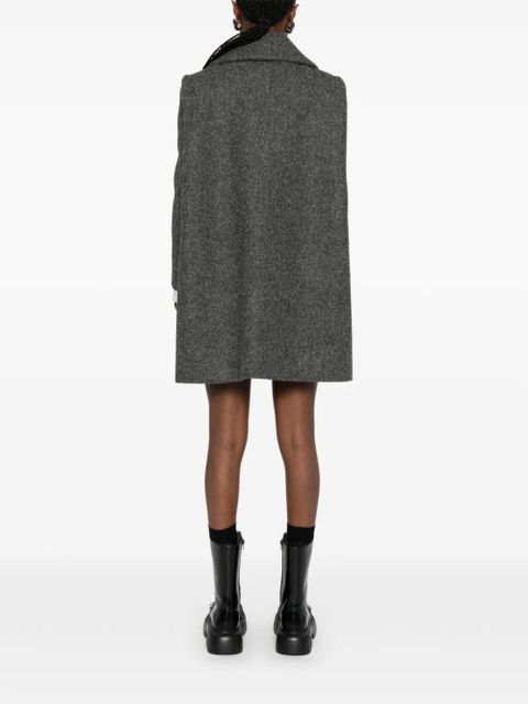 Moschino flared coat - Grey