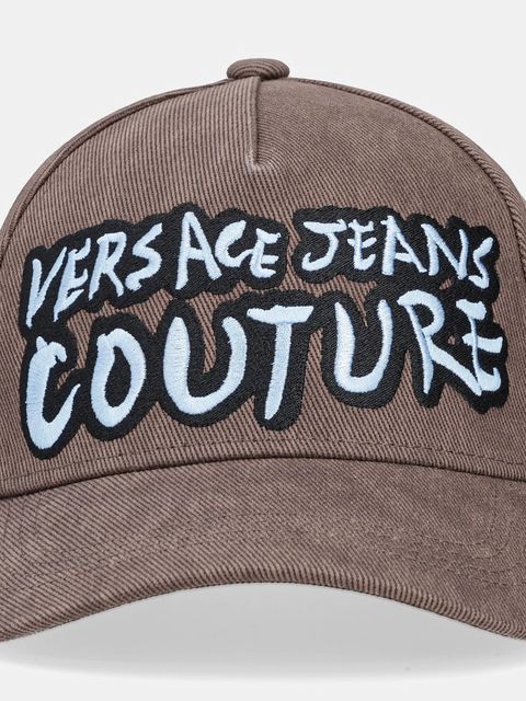 Versace Jeans Couture czapka z daszkiem bawełniana - zdjęcie produktu nr 2
