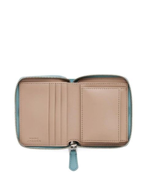 Marc Jacobs zip leather wallet - Blue