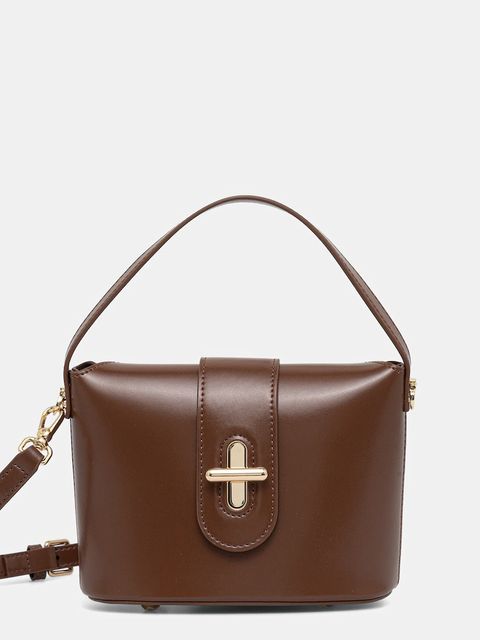 Answear.LAB torebka skórzana kolor brązowy - zdjęcie produktu nr 1