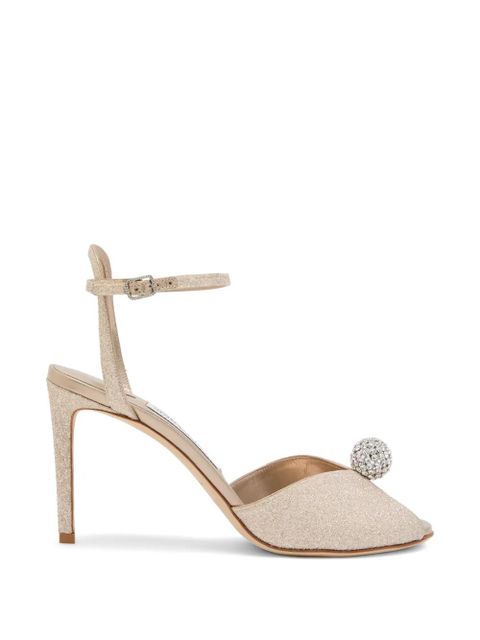 Jimmy Choo Sacora heeled sandals - Gold - zdjęcie produktu nr 1