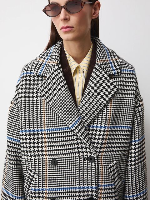 Medicine płaszcz z domieszką wełny