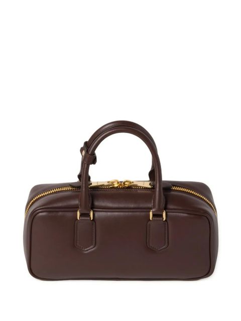 Miu Miu Arcadie leather tote bag - Brown