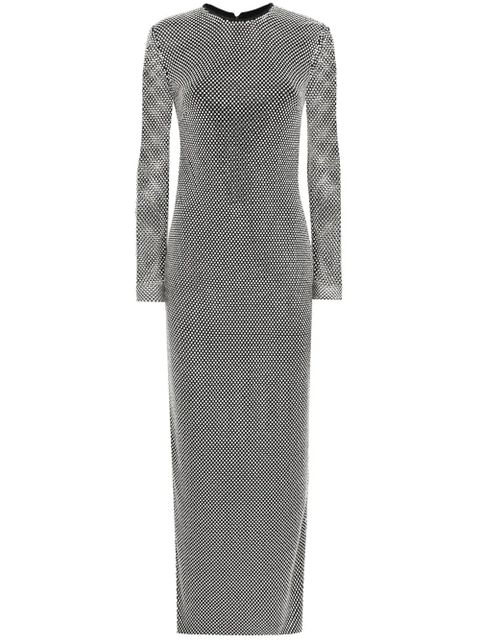 Dolce & Gabbana crystal-embellished dress - Silver - zdjęcie produktu nr 1