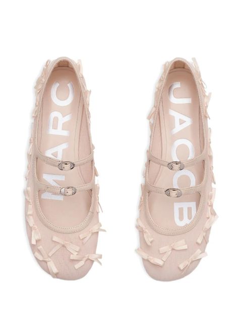 Marc Jacobs The Kiki bow-detail ballet flats - Pink